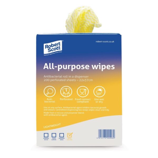 Jay Cloth Roll, Yellow x 200 Sheets